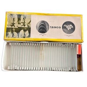Tasco Quality Optics #1554 Mounting Kit Microscope Slides